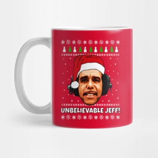 Chris Kamara Funny Christmas Design Mug